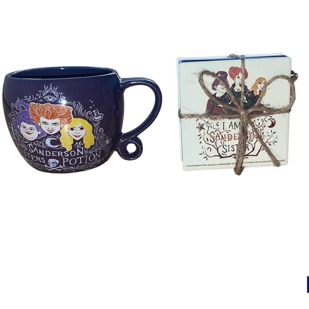 NET Disney Hocus Pocus bundle - Mug and 4 piece coaster set